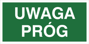 Obrazek dla kategorii Znak Uwaga próg (150)