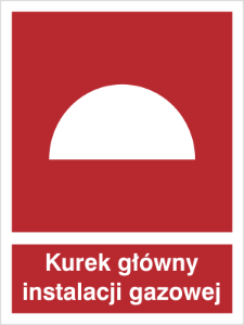 Obrazek dla kategorii Znak Kurek główny instalacji gazowej (221)