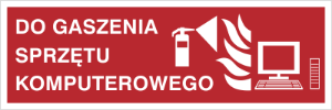 Obrazek dla kategorii Znak Do gaszenia sprzętu komputerowego (202-10)