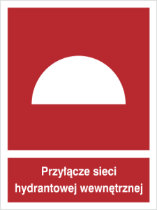 Obrazek dla kategorii Znak Przyłącze sieci hydrantowej wewnętrznej (229-01)