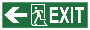 Obrazek dla kategorii Znak Exit, w lewo (987-01)