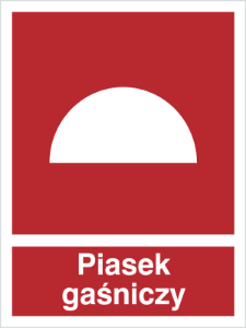 Obrazek dla kategorii Znak Piasek gaśniczy (231)