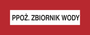 Obrazek dla kategorii Znak Ppoż. zbiornik wody (231-03)