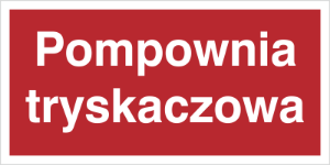 Obrazek dla kategorii Znak Pompownia tryskaczowa (808-05)