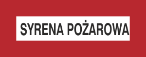 Obrazek dla kategorii Znak Syrena pożarowa (231-10)