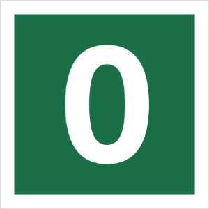 Obrazek dla kategorii Znak Stacja ewakuacyjna nr 0 (120-13)