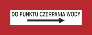 Obrazek dla kategorii Znak Do punktu czerpania wody (w prawo) (231-20)