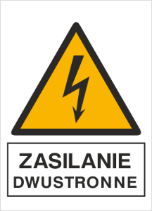 Obrazek dla kategorii Znak Zasilanie dwustronne (330-14)