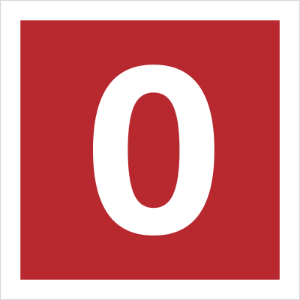 Obrazek dla kategorii Znak Cyfra 0 (808-08)