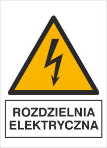 Obrazek dla kategorii Znak Rozdzielnia elektryczna (330-20)