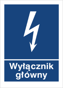 Obrazek dla kategorii Znak Wyłącznik główny (530-01)
