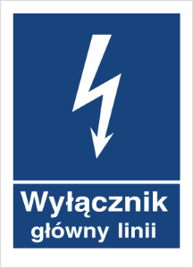 Pokaż produkty w kategorii Znak Wyłącznik główny linii (530-02) Obrazek dla kategorii Znak Wyłącznik główny linii (530-02)