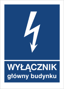 Obrazek dla kategorii Znak Wyłącznik główny budynku (530-04)