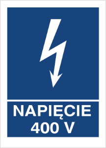 Obrazek dla kategorii Znak Napięcie 400V (530-13)
