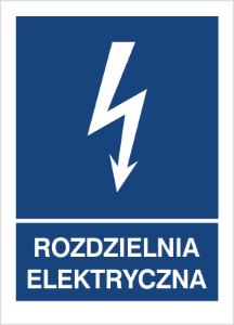 Obrazek dla kategorii Znak Rozdzielnia elektryczna (530-26)