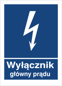 Obrazek dla kategorii Znak Wyłącznik główny prądu (530-29)