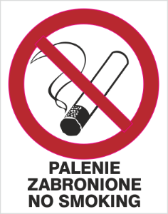 Obrazek dla kategorii Palenie zabronione No smoking (209-12)