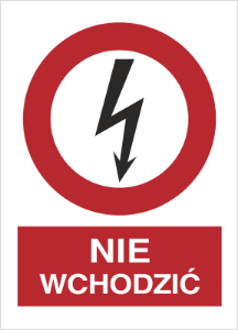 Obrazek dla kategorii Znak Nie wchodzić (630-06)