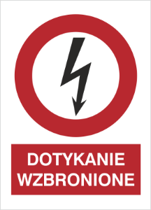 Obrazek dla kategorii Znak Dotykanie wzbronione (630-10)