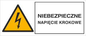 Obrazek dla kategorii Znak Niebezpieczne napięcie krokowe (330-12)