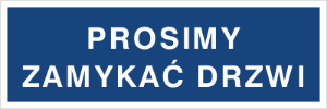 Obrazek dla kategorii Prosimy zamykać drzwi (801-22)