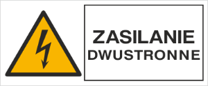 Obrazek dla kategorii Znak Zasilanie dwustronne (330-14)