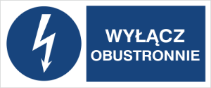 Obrazek dla kategorii Znak Wyłącz obustronnie (430-04)
