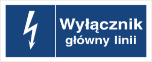 Obrazek dla kategorii Znak Wyłącznik główny linii (530-02)