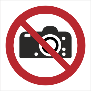 Obrazek dla kategorii Znak Zakaz fotografowania (P29)