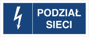 Obrazek dla kategorii Znak Podział sieci (530-11)