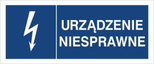 Obrazek dla kategorii Znak Urządzenie niesprawne (530-18)