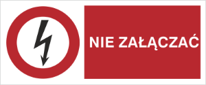 Obrazek dla kategorii Znak Nie załączać (630-04)