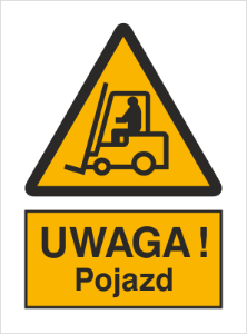 Pokaż produkty w kategorii Znak Uwaga pojazd - znak podłogowy z opisem Obrazek dla kategorii Znak Uwaga pojazd - znak podłogowy z opisem