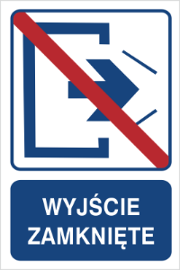 Obrazek dla kategorii Wyjście zamknięte (823-103)