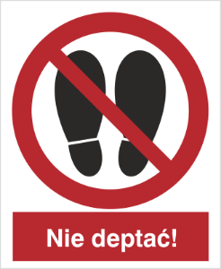 Obrazek dla kategorii Znak Zakaz deptania (631)
