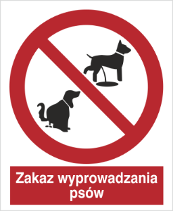 Obrazek dla kategorii Znak Zakaz wyprowadzania psów (632)