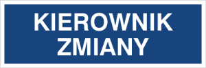 Obrazek dla kategorii Kierownik zmiany (801-70)