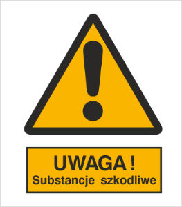 Obrazek dla kategorii Znak Ostrzeżenie przed substancjami szkodliwymi (301-06)