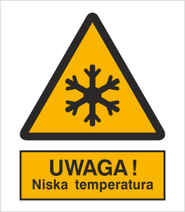 Obrazek dla kategorii Znak Ostrzeżenie przed niską temperaturą (328)