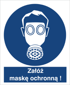 Obrazek dla kategorii Znak Nakazu Załóż maskę ochronną (405)