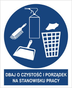 Pokaż produkty w kategorii Znak Nakazu Dbaj o czystość i porządek (433) Obrazek dla kategorii Znak Nakazu Dbaj o czystość i porządek (433)