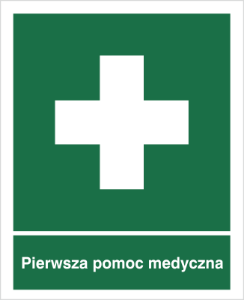 Obrazek dla kategorii Znak Pierwsza pomoc medyczna (501-01)