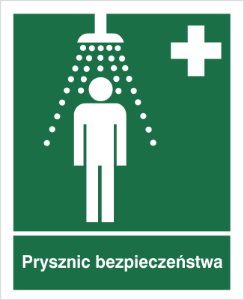 Obrazek dla kategorii Znak Prysznic bezpieczeństwa (502)