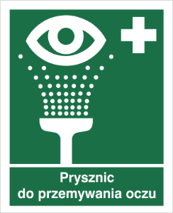 Obrazek dla kategorii Znak Prysznic do przemywania oczu (503)