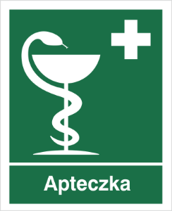 Obrazek dla kategorii Znak informacyjny apteczka (z opisem) (507)