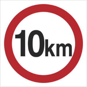 Obrazek dla kategorii Znak Ograniczenie prędkości do 10 km (702-03)