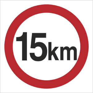 Obrazek dla kategorii Znak Ograniczenie prędkości do 15 km (702-04)