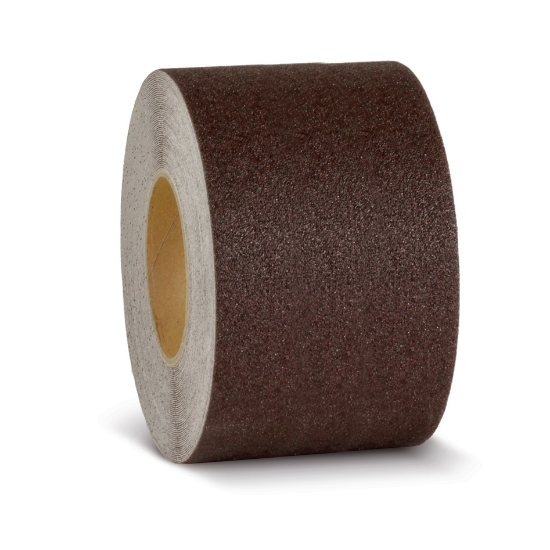 TAŚMA ANTYPOŚLIZGOWA BRĄZOWA Rolka 100mm x 18.3m