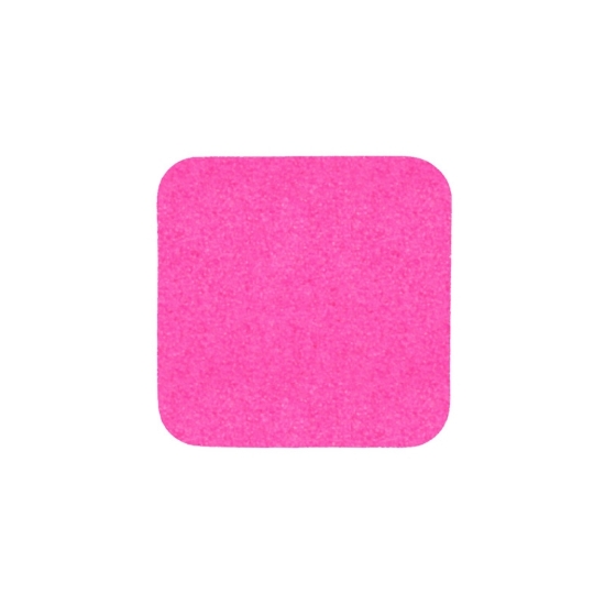  TAŚMA ANTYPOŚLIZGOWA RÓŻOWA - Arkusz 140x140mm, paczka 10 szt.