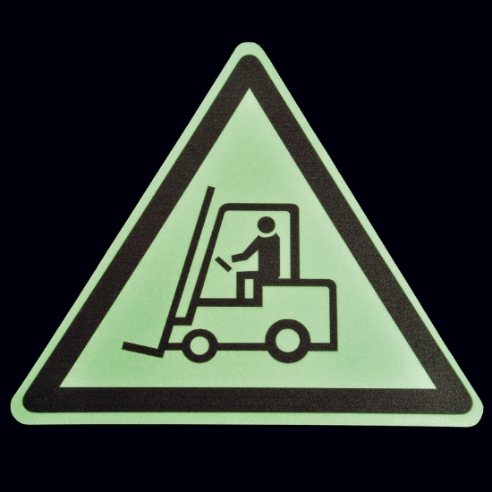 FOTO. "Uwaga na Wózki Widłowe" Trójkąt 600mm